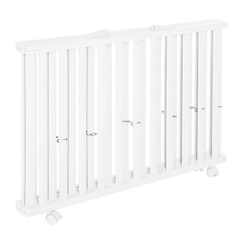 Foldable baby playpen - ROBA - LITTLE STARS - 75 x 100 cm - Height adj