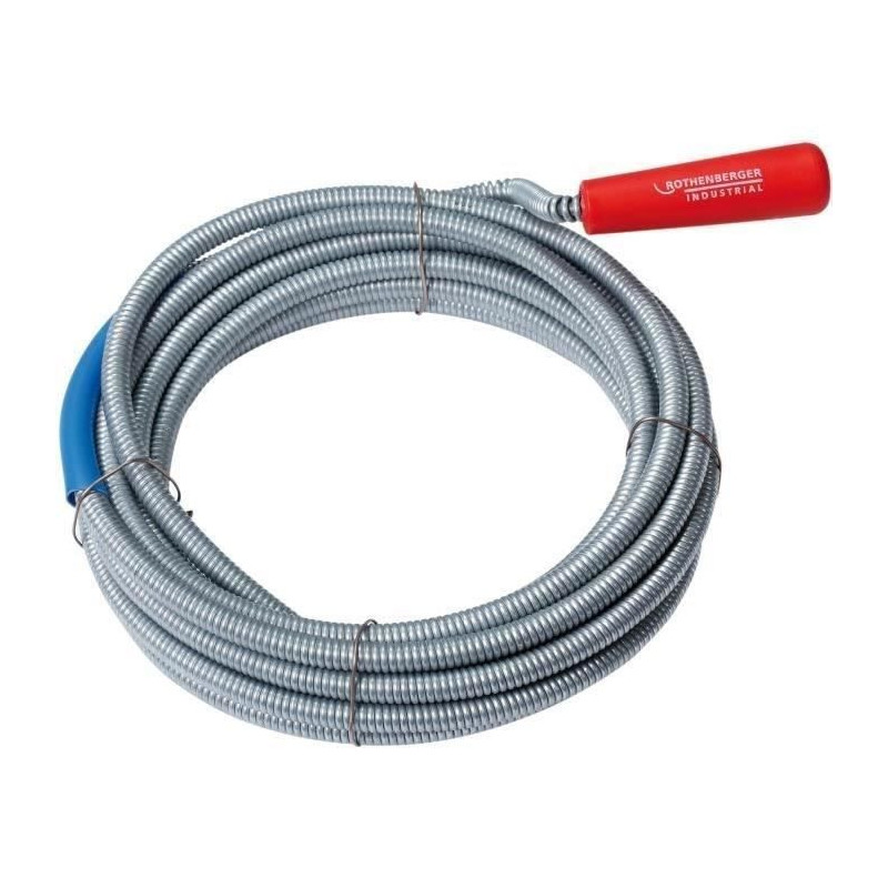 Drain cleaner with hook head - ROTHENBERGER - Flexible - Ø9 mm - L7 m