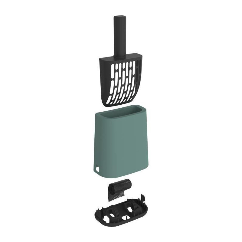 Litter Scoop with support ROTHO MYPET BIALA - Mistletoe Green
