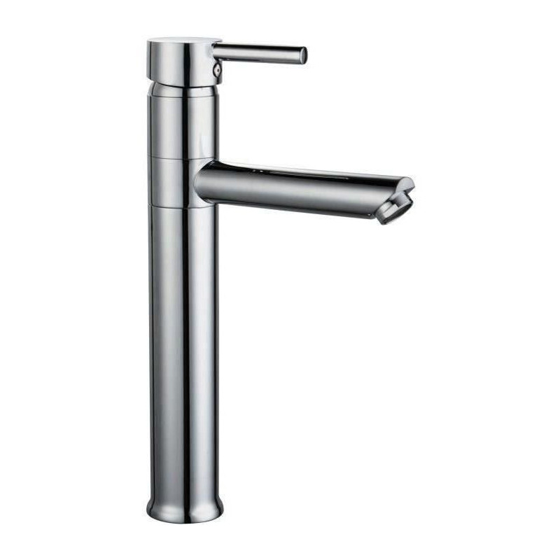 High washbasin mixer - ROUSSEAU - DOVER - Eco-stop - Chrome