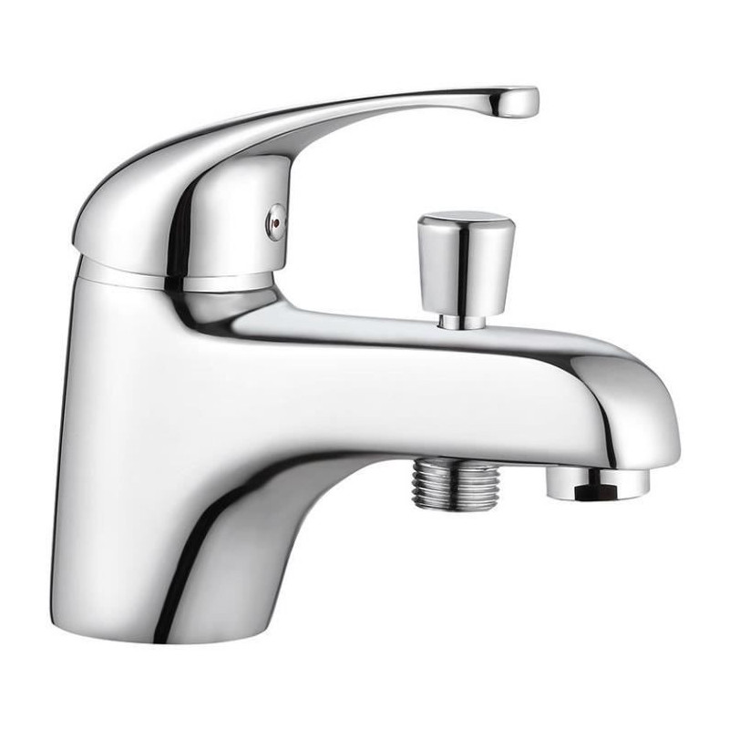 ROUSSEAU CARDIFF single-hole chrome bath shower mixer - Water saving -
