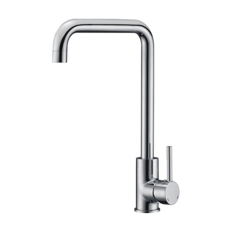 ROUSSEAU Kitchen mixer tap Kiloo - Without hand shower - Chrome gray
