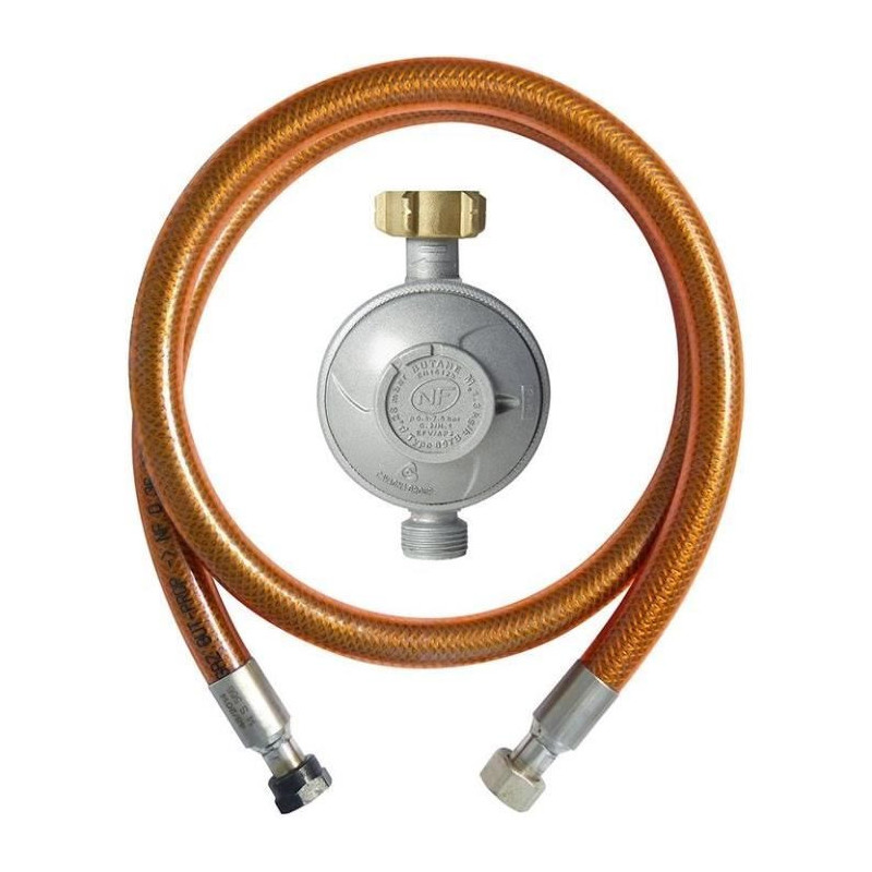 Butane kit with regulator + 1m50 NF hose - ROUSSEAU