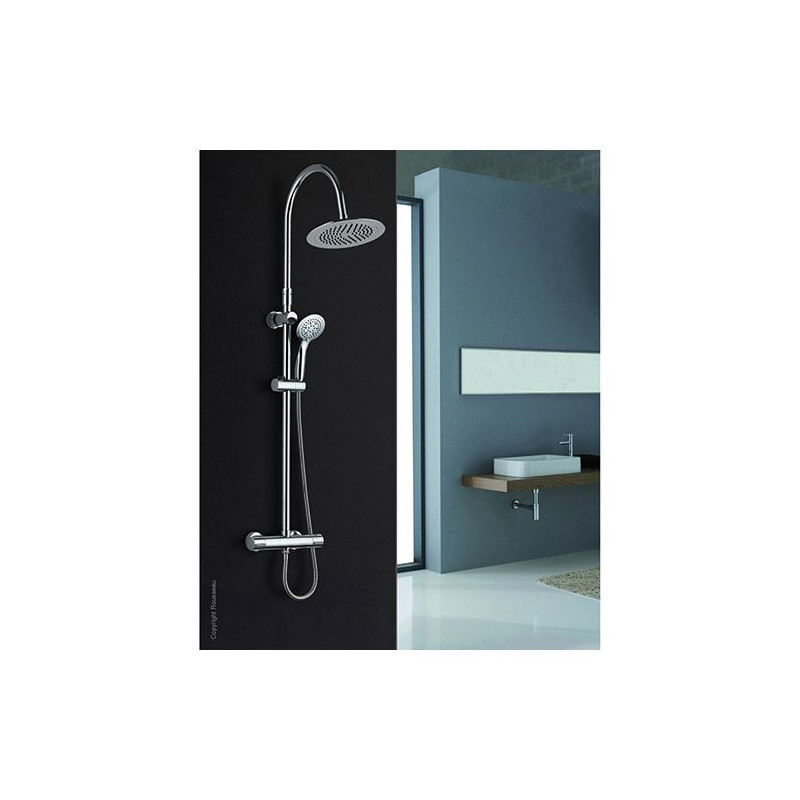 Rousseau Shower column with Suhali 2 Thermostatic mixer faucet