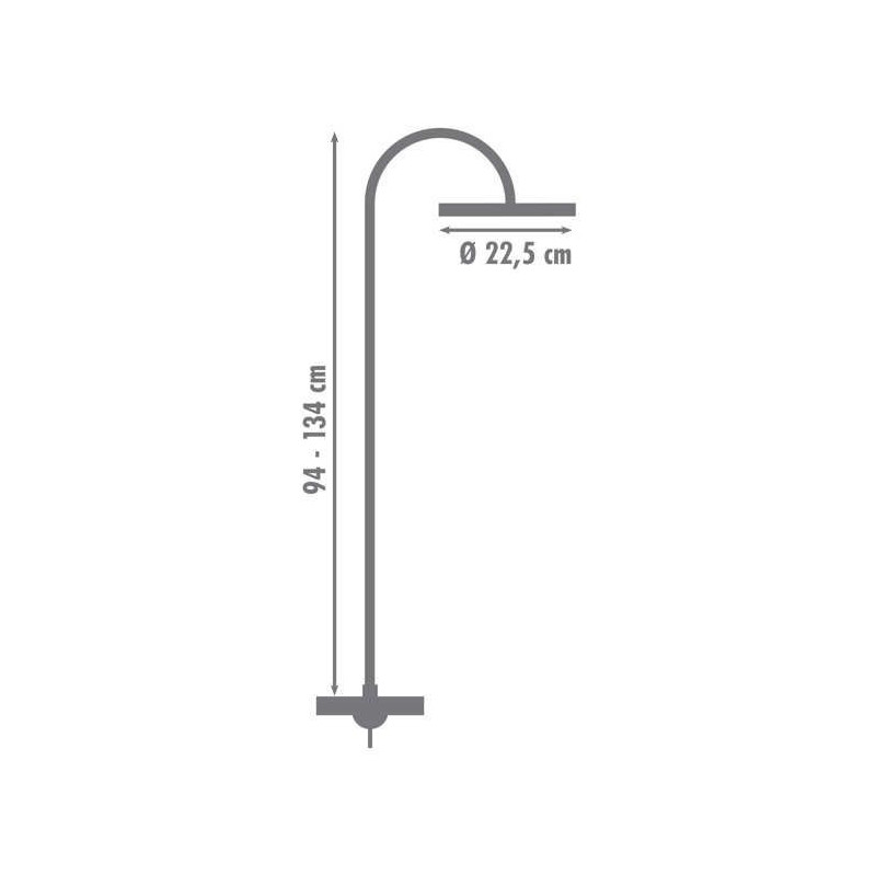 Rousseau Shower column with Suhali 2 Thermostatic mixer faucet
