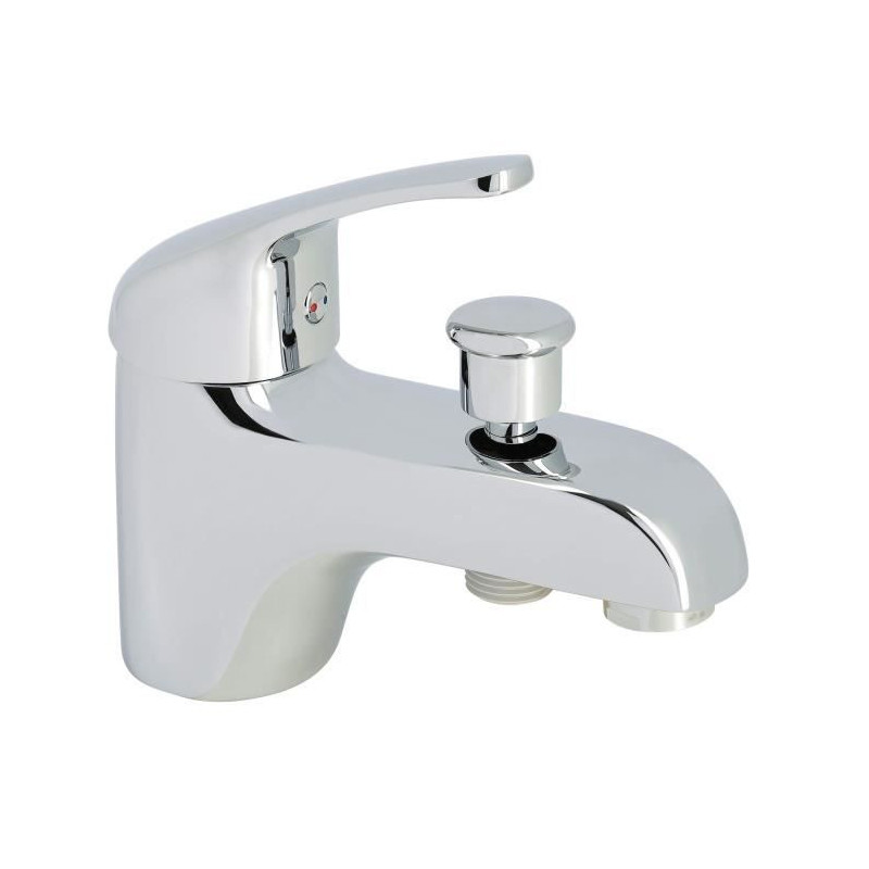 ROUSSEAU Mixer tap mechanical bathtub and shower - Chrome - Monotrou N