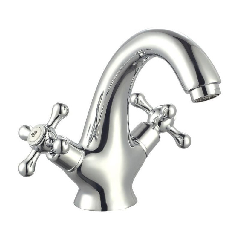 Rousseau Mechanical mixer tap Lavabo Beverley - Fixed