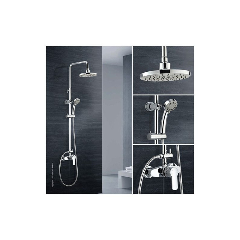 Rousseau Shower column with SHENENTI CHROME mechanical mixer faucet