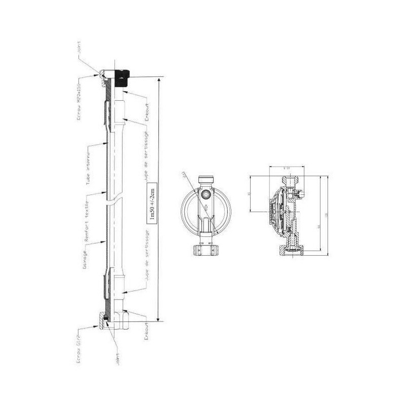 ROUSSEAU PTANNEUM Butane M20X150