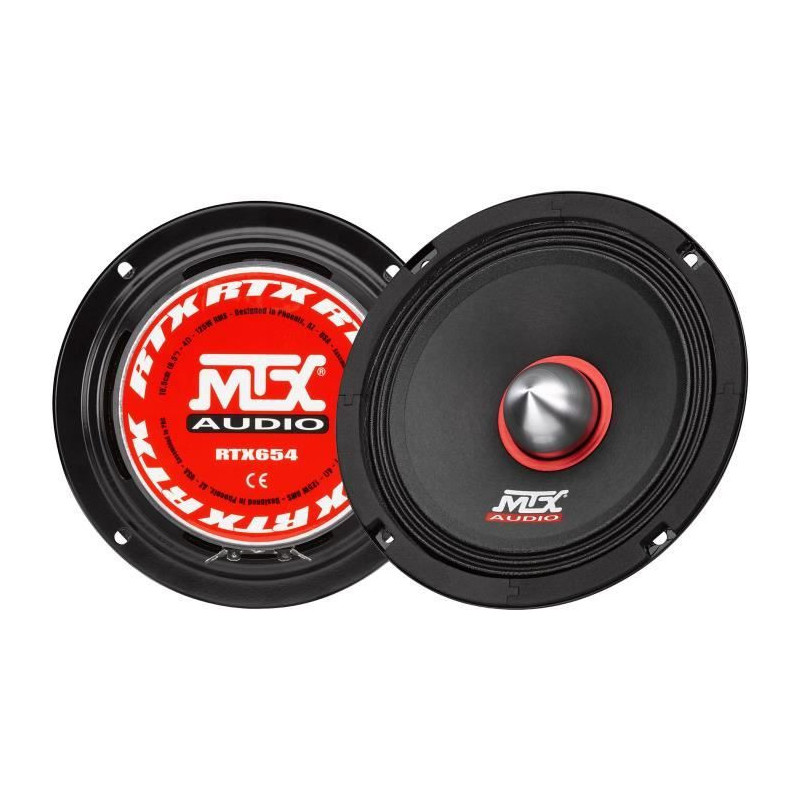 MTX High Efficiency Medial Speaker RTX654 - 16.5 cm - 125W