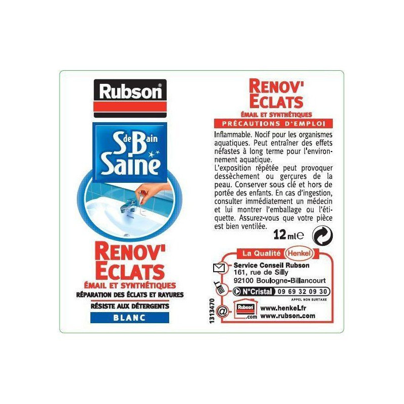 Healthy Bathroom Service Products Renov'éclats - RUBSON - Bottle - 12