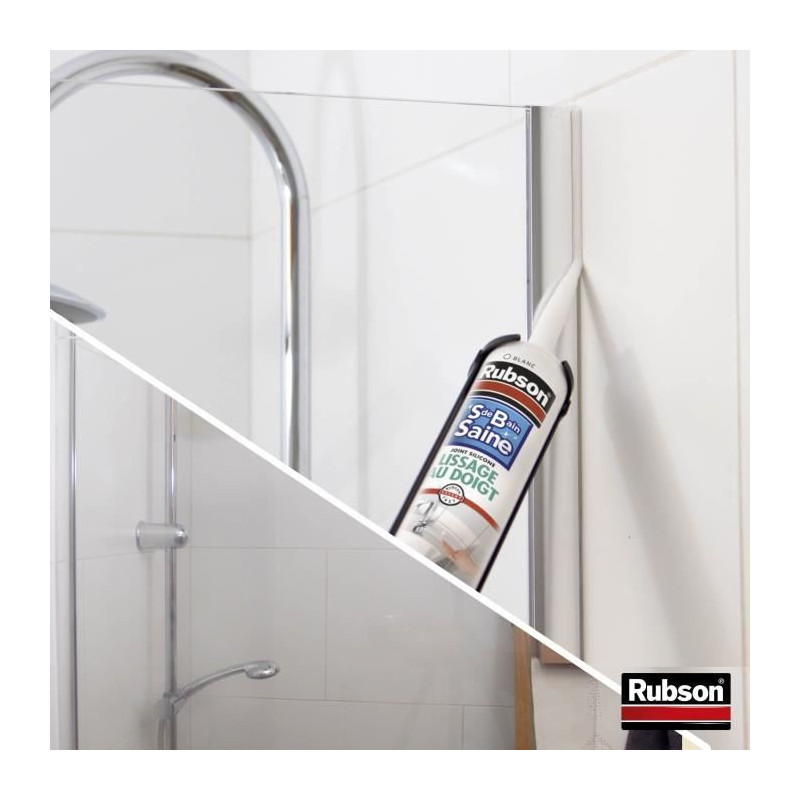 Sanitary sealant - RUBSON - 1469154 - Healthy bathroom - Finger smooth