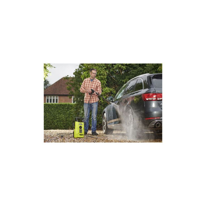 RYOBI - 1400 W high pressure cleaner - 110 bars - 390 L - 5 m PVC hose