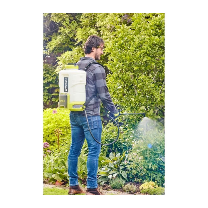 RYOBI - 18V backpack sprayer - up to 6.2 bars - flow rate 1 l/min to 1