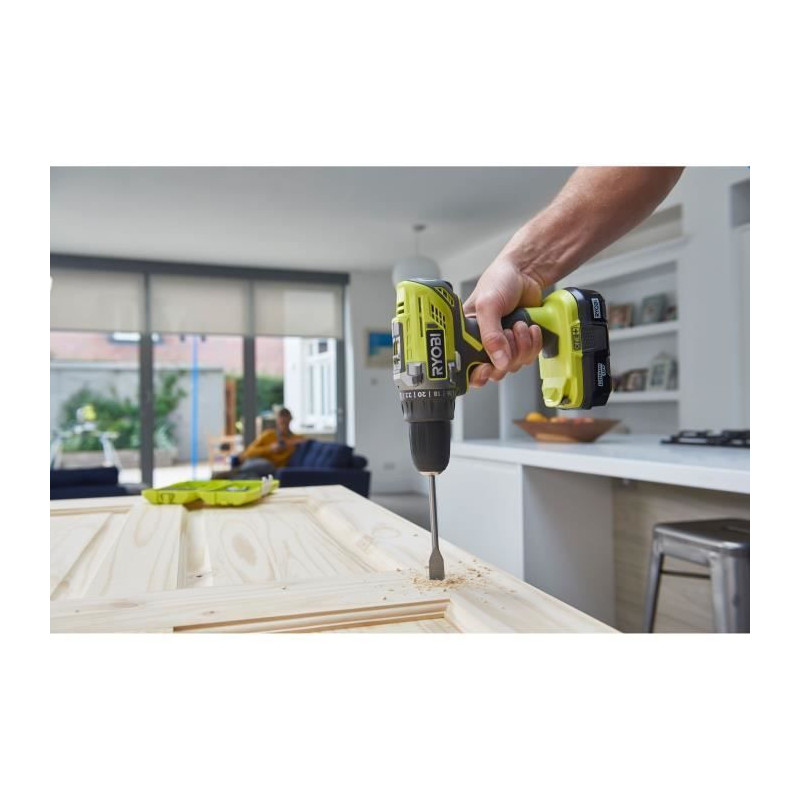 RYOBI 3 tools: 1 R18DD3 drill-screwdriver + 1 115 mm grinder + 1 jigsa