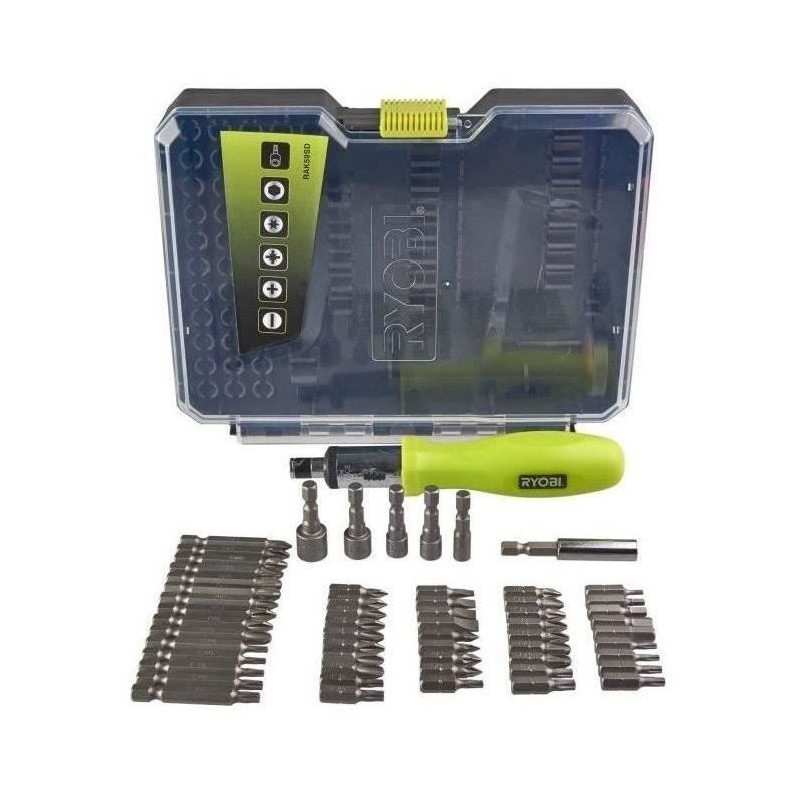 RYOBI 59 screwdrivers-bolting + screwdrivers