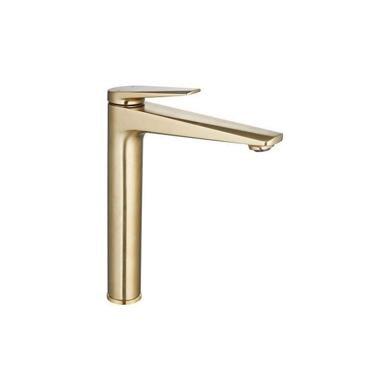 Edouard Rousseau - GLOSS HIGH Basin Mixer Tap - Brushed Brass