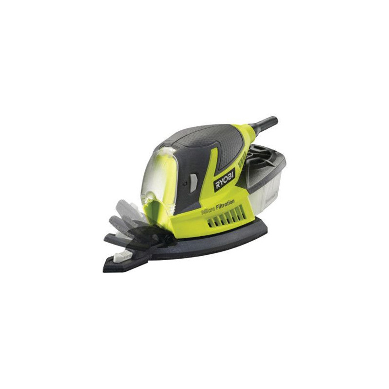RYOBI Triangular sander 100 W + 20 abrasives