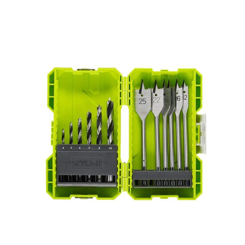 RYOBI shockproof wooden drill box 12 access