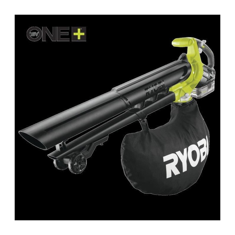2-in-1 blower vacuum-mulcher - RYOBI - Brushless - 201 km/h - 6 m³/mi