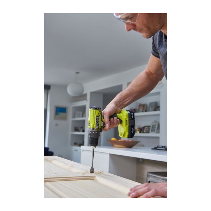 RYOBI - 18V ONE+ Compact Drill Driver - 2 x 2.0 Ah Lithium+ Batteries