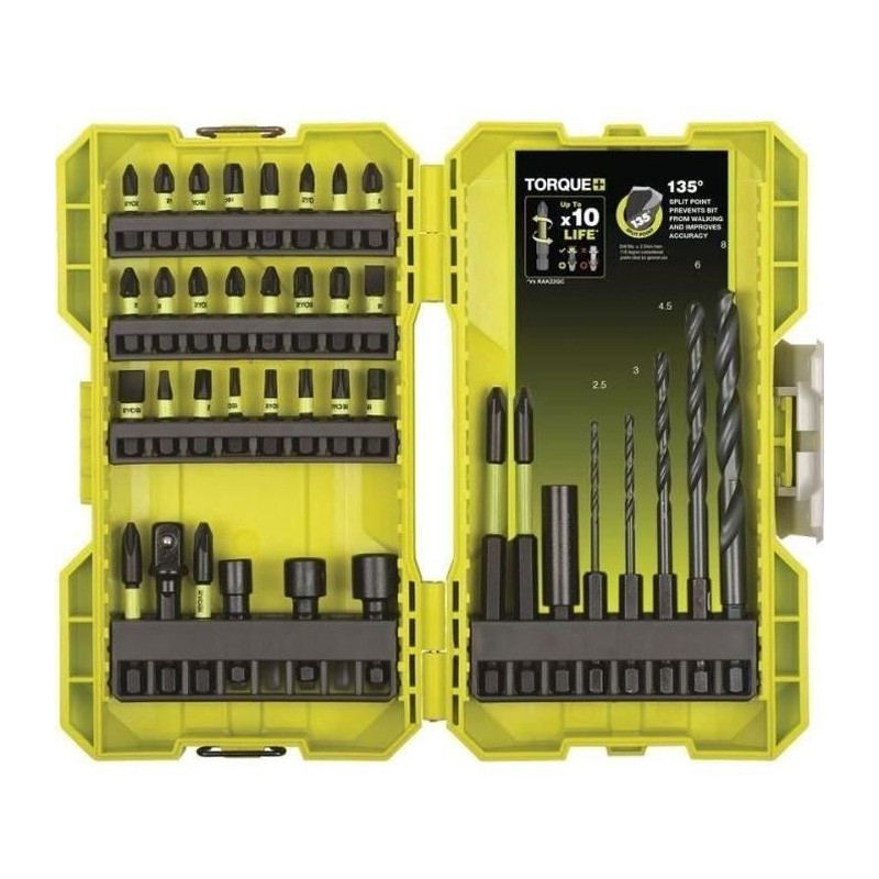 RYOBI Box 38 mixed accessories special impact