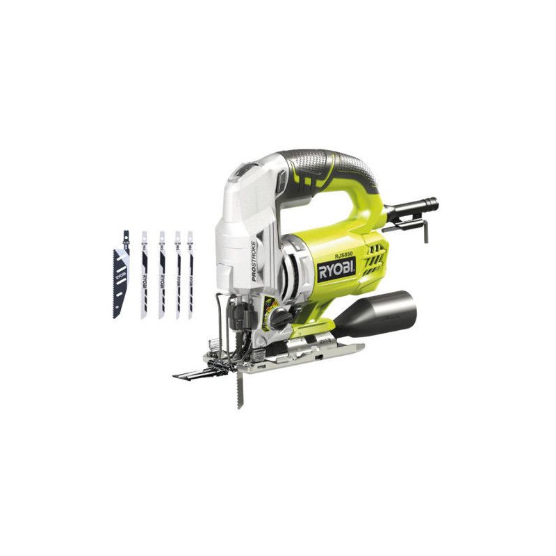RYOBI 600W Compact Jigsaw in Case + 5 Blades