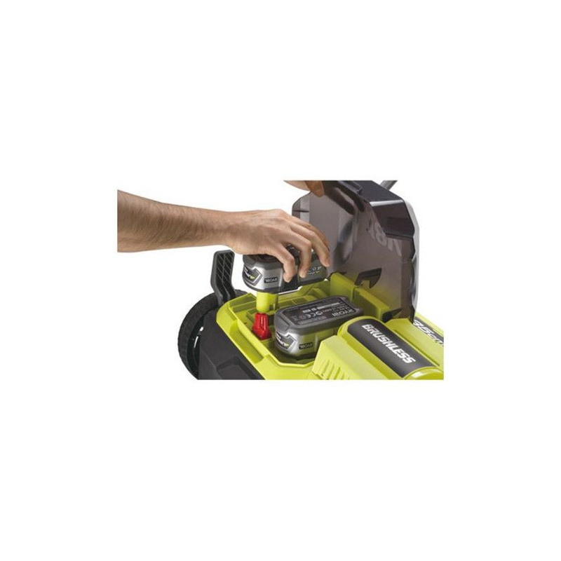 RYOBI - 18V Brushless Scarifier / Aerator Ø 35 cm 2-in-1 - 2 lithium
