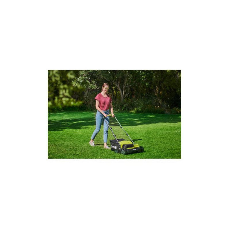 RYOBI - 18V Brushless Scarifier / Aerator Ø 35 cm 2-in-1 - 2 lithium