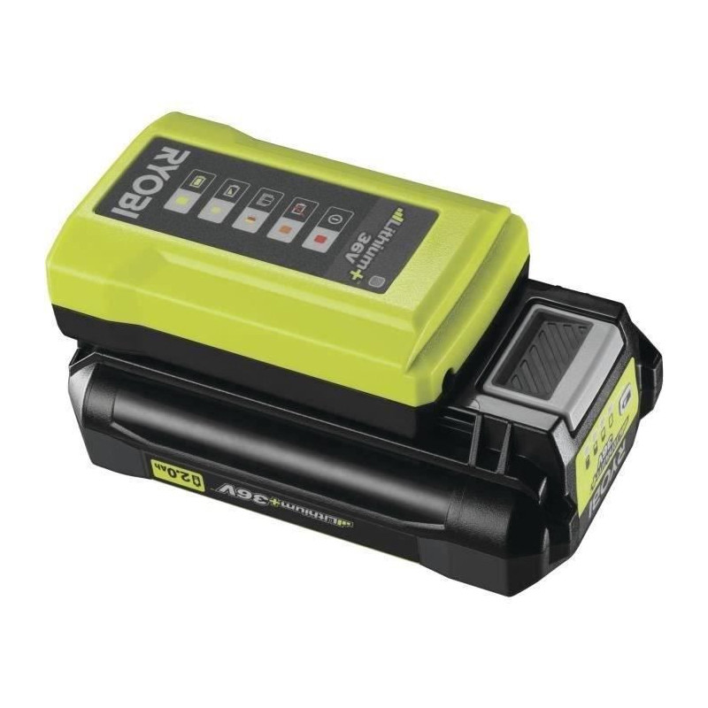 RYOBI - 1 lithium+ 36V MAXPOWER 2.0 Ah battery and 1 standard 1.7 A ch