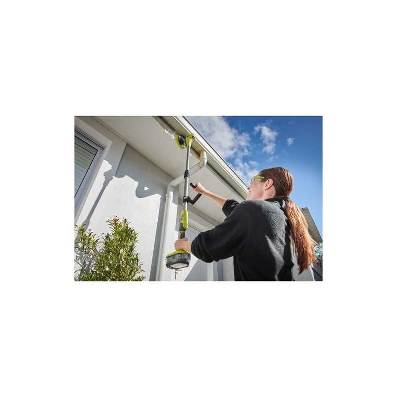 18V telescopic motorized brush - Diam. 150 mm - 210 rpm - Perche 1 m A