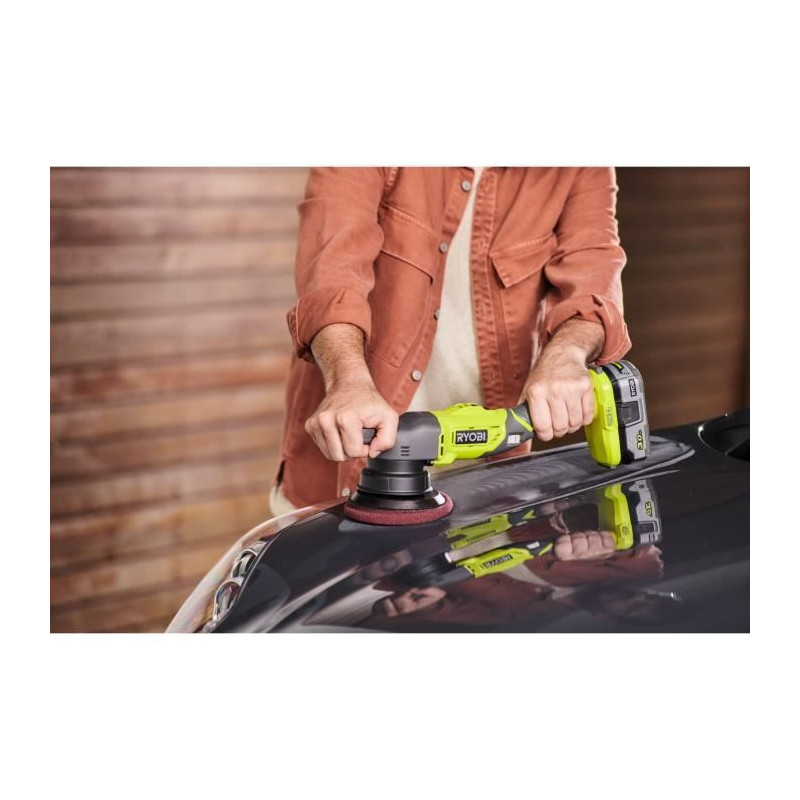 RYOBI ONE+ Polisher 18V 125mm Delivered with 3 pads (Bare) - R18P-0