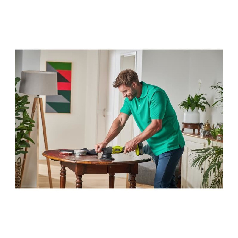 RYOBI ONE+ Polisher 18V 125mm Delivered with 3 pads (Bare) - R18P-0