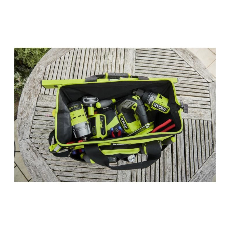 RYOBI - Bag with reinforced bottom 46 x 26 x 29 cm for 3 or 4 tools -