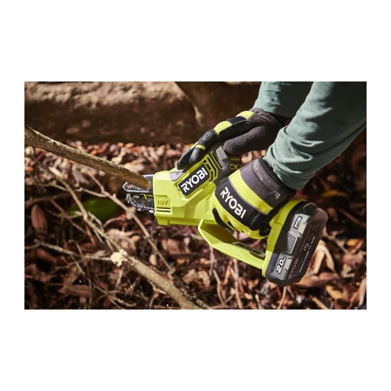 RYOBI - 18V hand pruner - Brushless - 10 cm guide - 6 m/s - tool-free