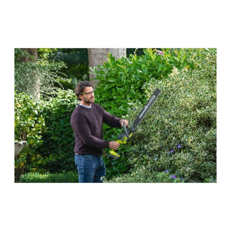 RYOBI - LINEA 18V ONE+ hedge trimmer - in-line design - 50 cm blades -