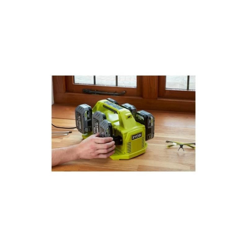 Lithium sequential charger 18V 6 ports