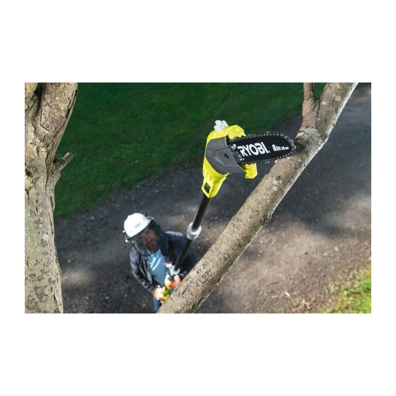 RYOBI - 18V pole pruner - 20 cm guide - 5.5 m/s - 95 cm extension tube