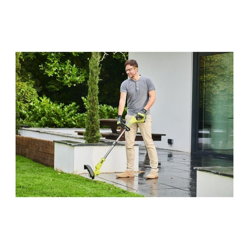 RYOBI - 18V ONE+ 3-in-1 Lawn Mower - Trimmer / Edger / Edger - 30 cm c