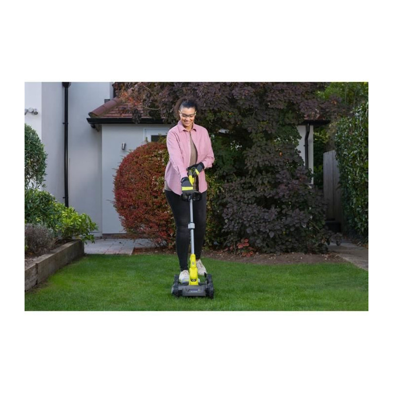 RYOBI - 18V ONE+ 3-in-1 Lawn Mower - Trimmer / Edger / Edger - 30 cm c