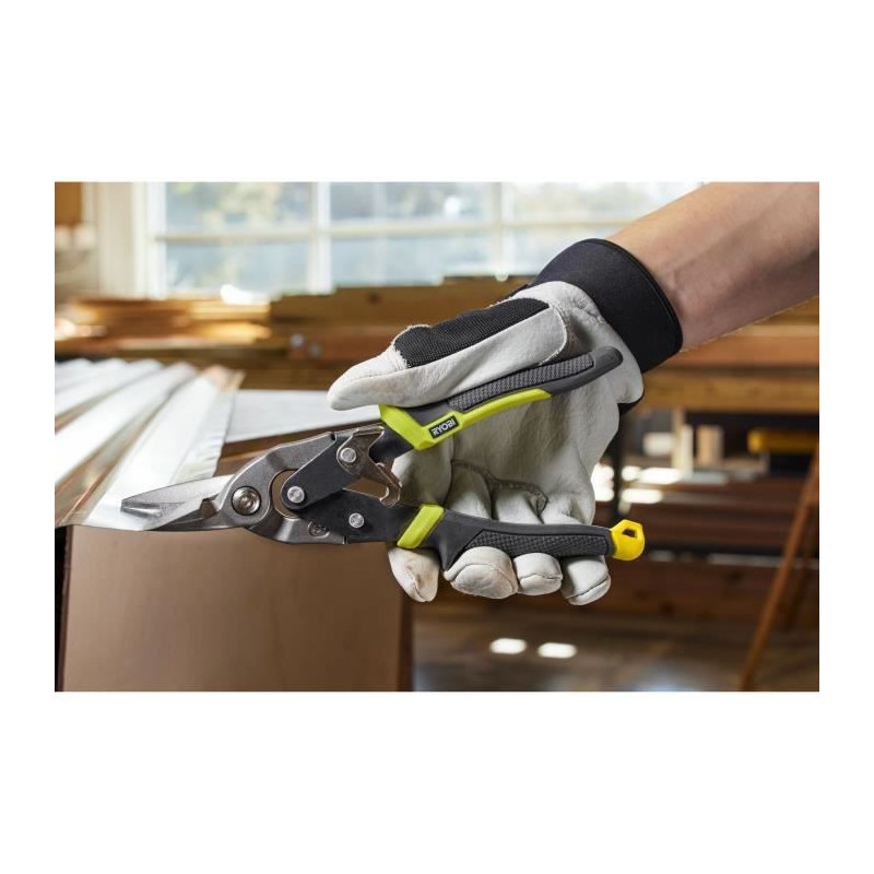 Set of 3 aviation shears - RYOBI - Universal, right pass-through, left