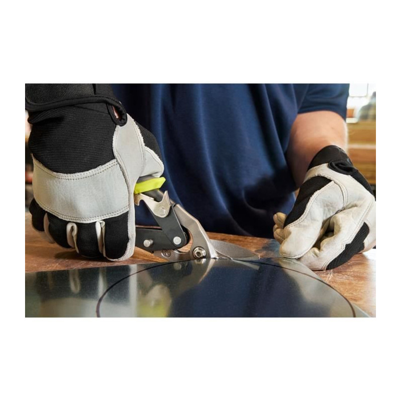 Set of 3 aviation shears - RYOBI - Universal, right pass-through, left