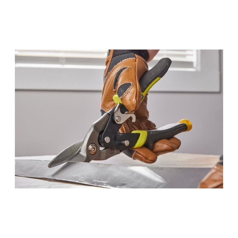 Set of 3 aviation shears - RYOBI - Universal, right pass-through, left