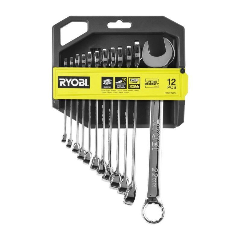 Set of 12 keys (8, 9, 10, 11, 12, 13, 14, 15, 16, 17, 19, 22 mm) - RYO