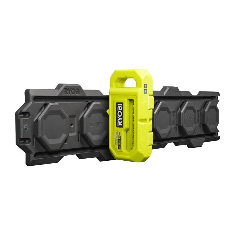 RYOBI - Set of 1 90-tooth wrench, 8 sockets (from 8 to 15 mm) & 1/4''