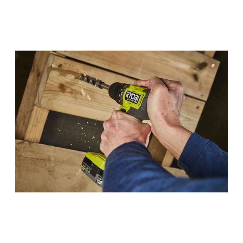 RYOBI - BRUSHLESS 18V ONE+ 54 Nm impact drill driver - 2 batteries 4 &