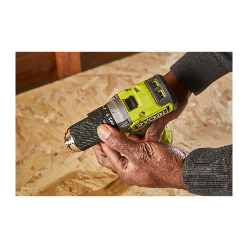 RYOBI - BRUSHLESS 18V ONE+ 54 Nm impact drill driver - 2 batteries 4 &