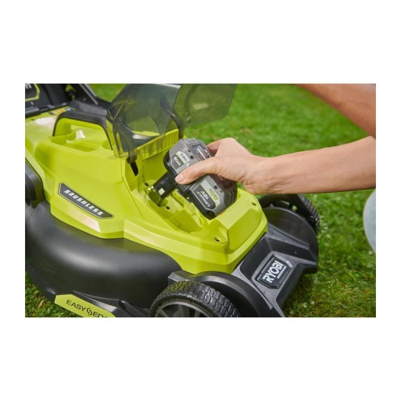 RYOBI - 18V Brushless push lawn mower - Ø cutting 40 cm - collection