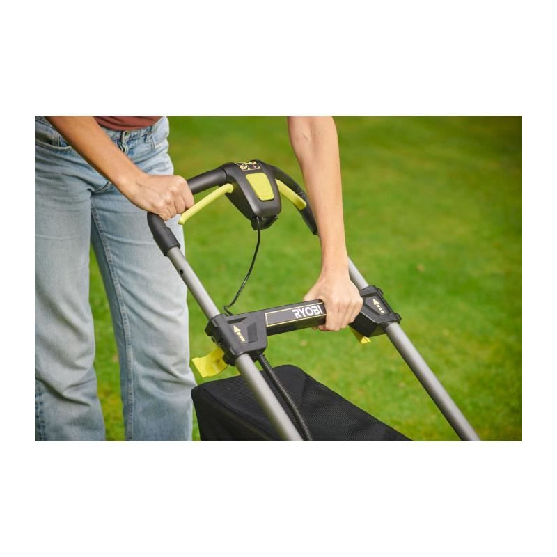 RYOBI - 18V Brushless push lawn mower - 40 cm cutting diameter - colle
