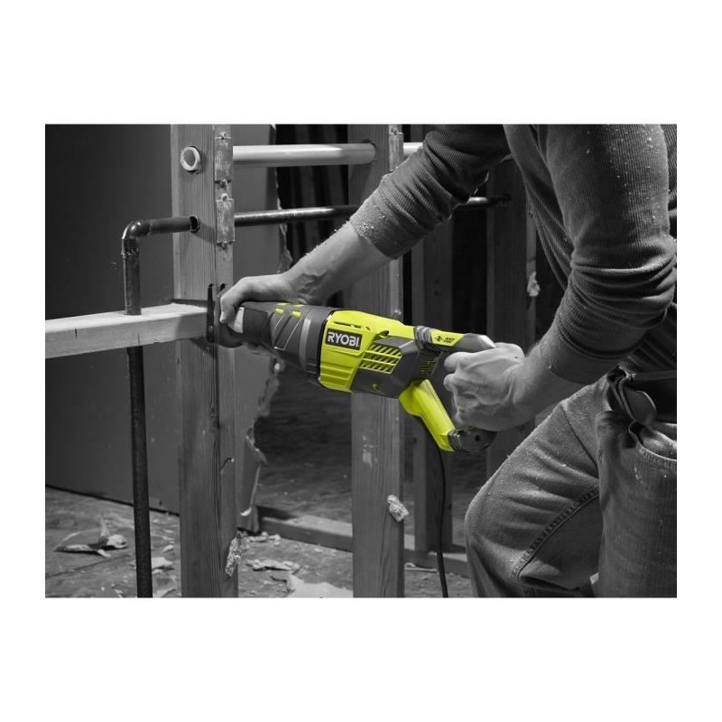 RYOBI 1200W saber saw with anti-vibration handle